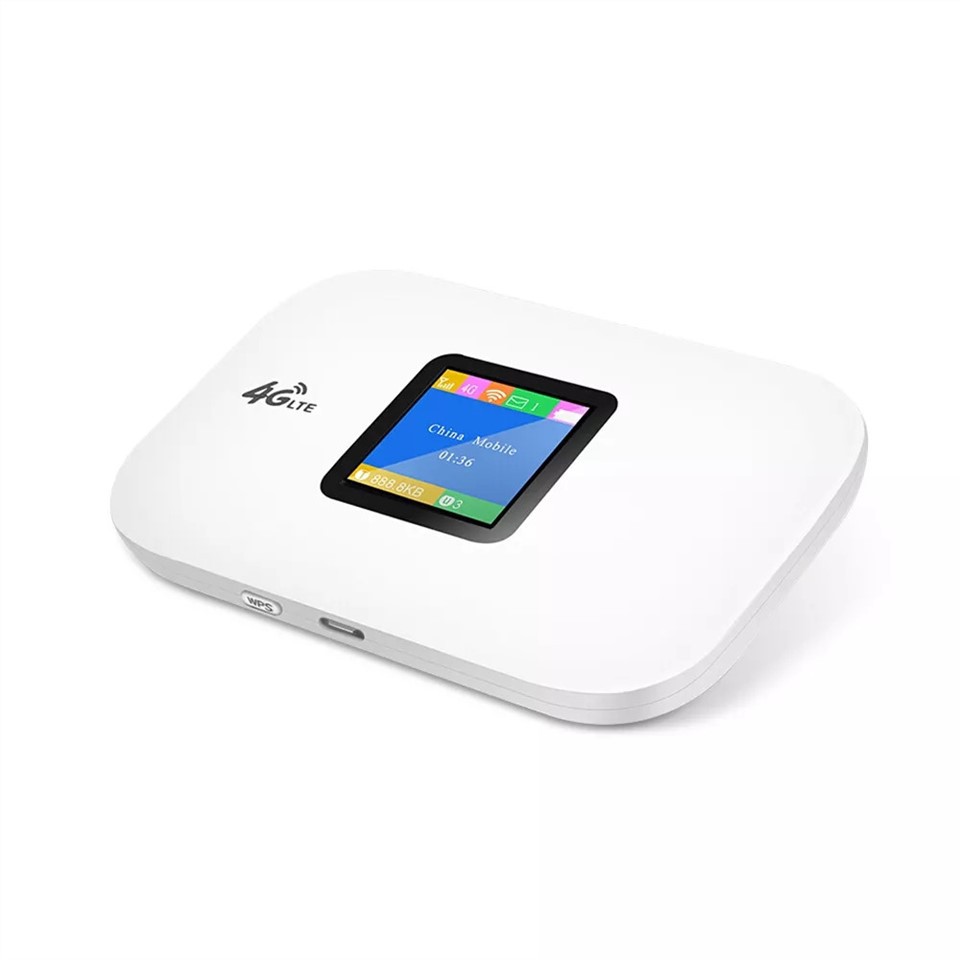 LCD ekrāns 4G LTE Hotspot Cellular Router